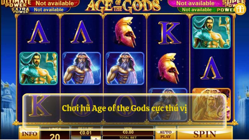 Quy tắc và cách thức hoạt động của nổ hũ Age of the Gods tại GO99 cực chi tiết